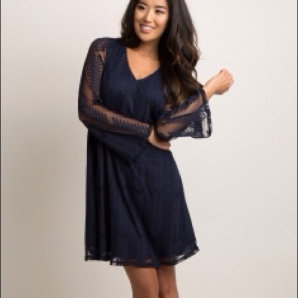 Lace over slip dress
